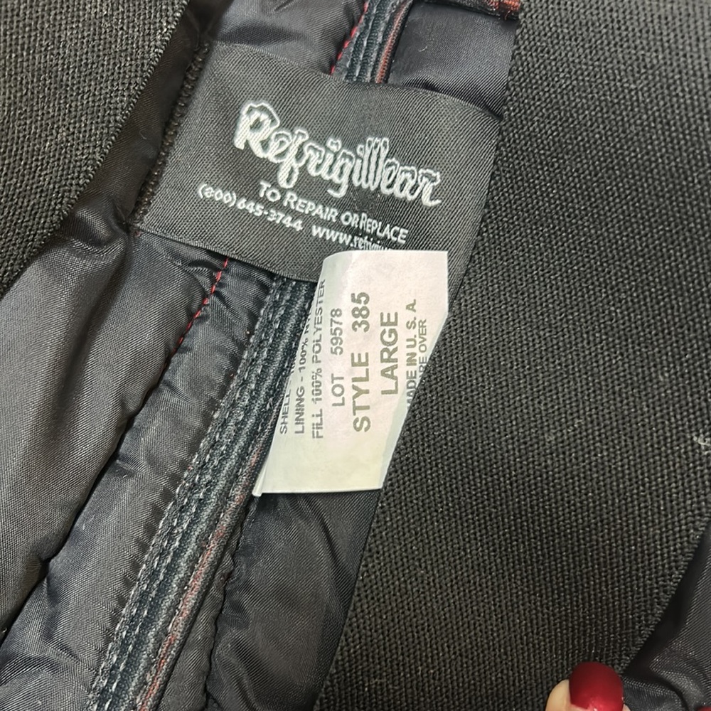 RefrigWear Bib Overalls - Picture 3 of 6
